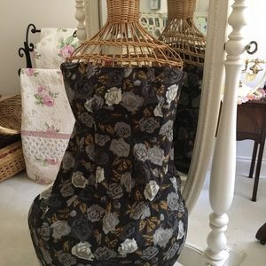 J Crew floral strapless dress